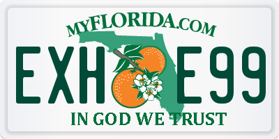 FL license plate EXHE99