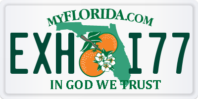 FL license plate EXHI77