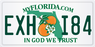 FL license plate EXHI84