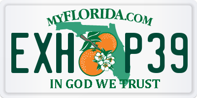 FL license plate EXHP39