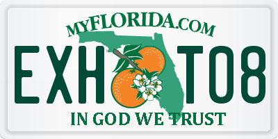 FL license plate EXHT08