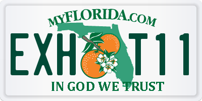FL license plate EXHT11