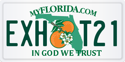 FL license plate EXHT21