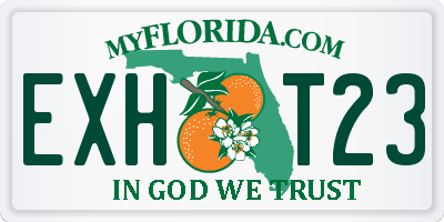 FL license plate EXHT23
