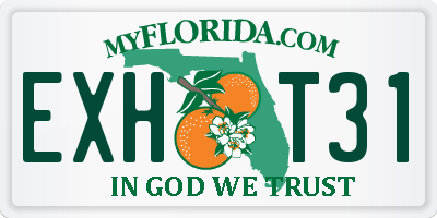 FL license plate EXHT31