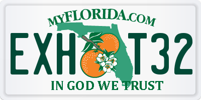 FL license plate EXHT32