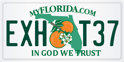 FL license plate EXHT37