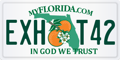 FL license plate EXHT42