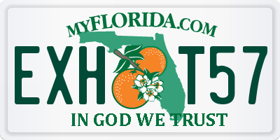 FL license plate EXHT57