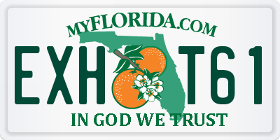 FL license plate EXHT61
