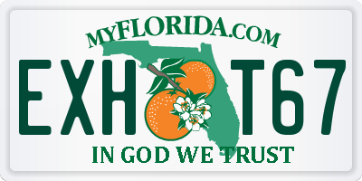 FL license plate EXHT67