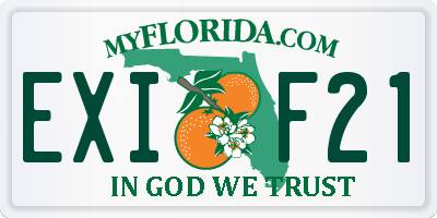 FL license plate EXIF21