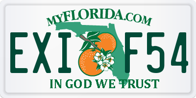 FL license plate EXIF54