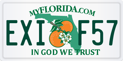 FL license plate EXIF57