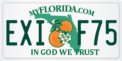 FL license plate EXIF75
