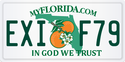 FL license plate EXIF79