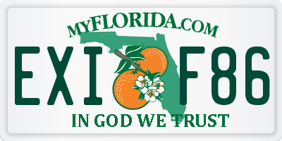 FL license plate EXIF86