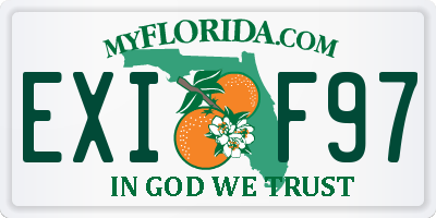 FL license plate EXIF97