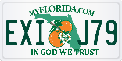 FL license plate EXIJ79