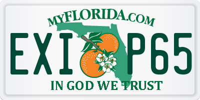 FL license plate EXIP65