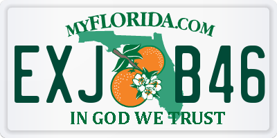 FL license plate EXJB46