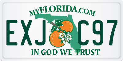 FL license plate EXJC97