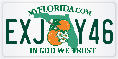 FL license plate EXJY46