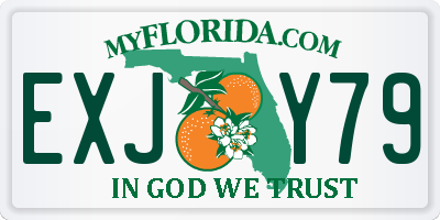 FL license plate EXJY79