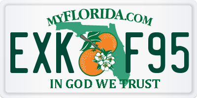 FL license plate EXKF95