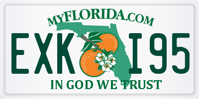 FL license plate EXKI95