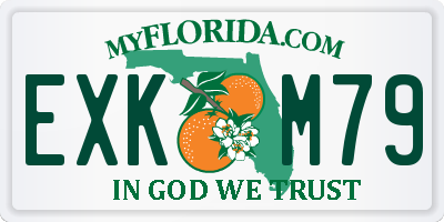 FL license plate EXKM79