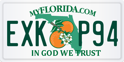 FL license plate EXKP94