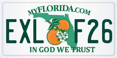 FL license plate EXLF26