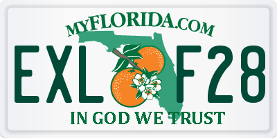 FL license plate EXLF28