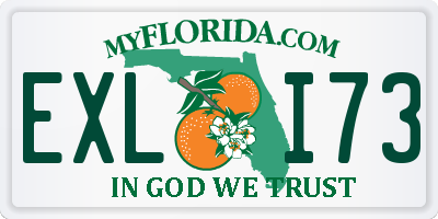 FL license plate EXLI73