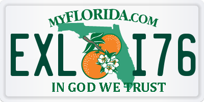 FL license plate EXLI76