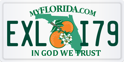 FL license plate EXLI79