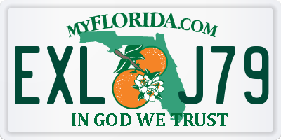 FL license plate EXLJ79