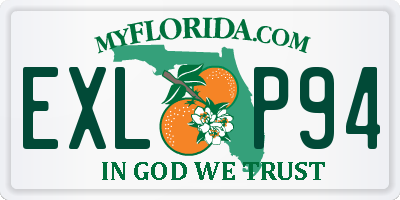 FL license plate EXLP94