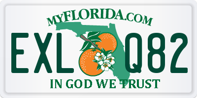 FL license plate EXLQ82
