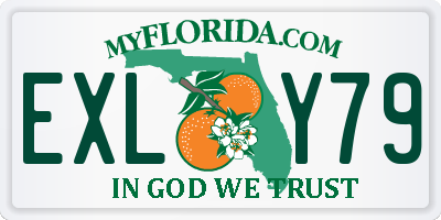 FL license plate EXLY79