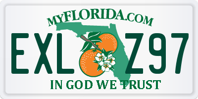 FL license plate EXLZ97