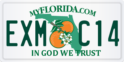 FL license plate EXMC14