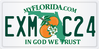 FL license plate EXMC24
