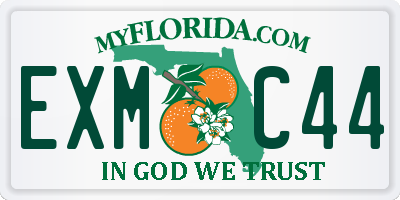 FL license plate EXMC44