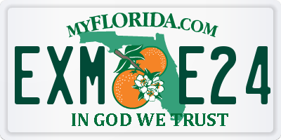 FL license plate EXME24