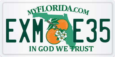FL license plate EXME35