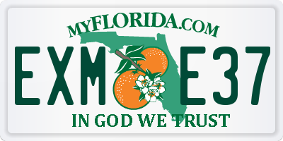 FL license plate EXME37