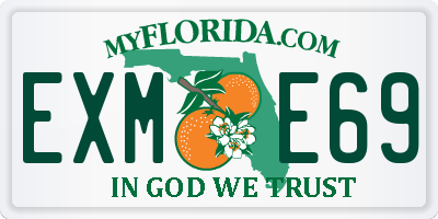 FL license plate EXME69