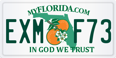 FL license plate EXMF73